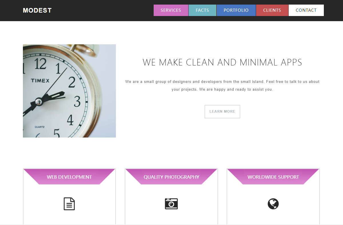 摄影、图片设计、专项服务单页